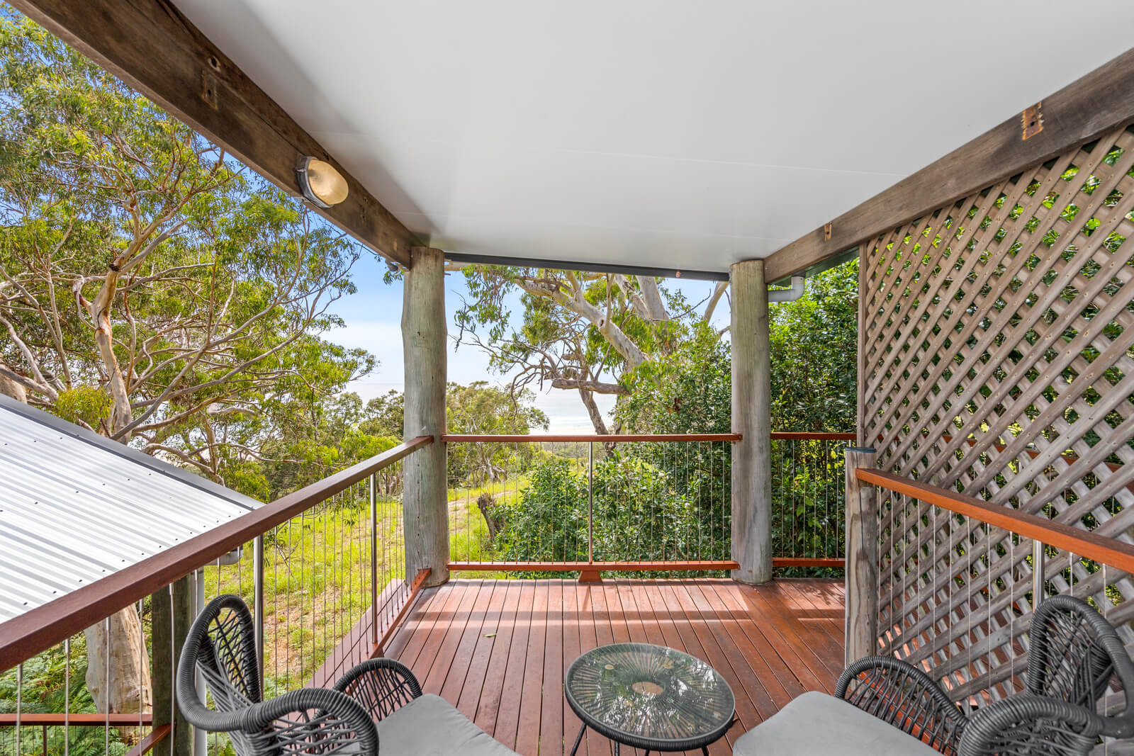 Balcony with open outlook and fresh sea air
