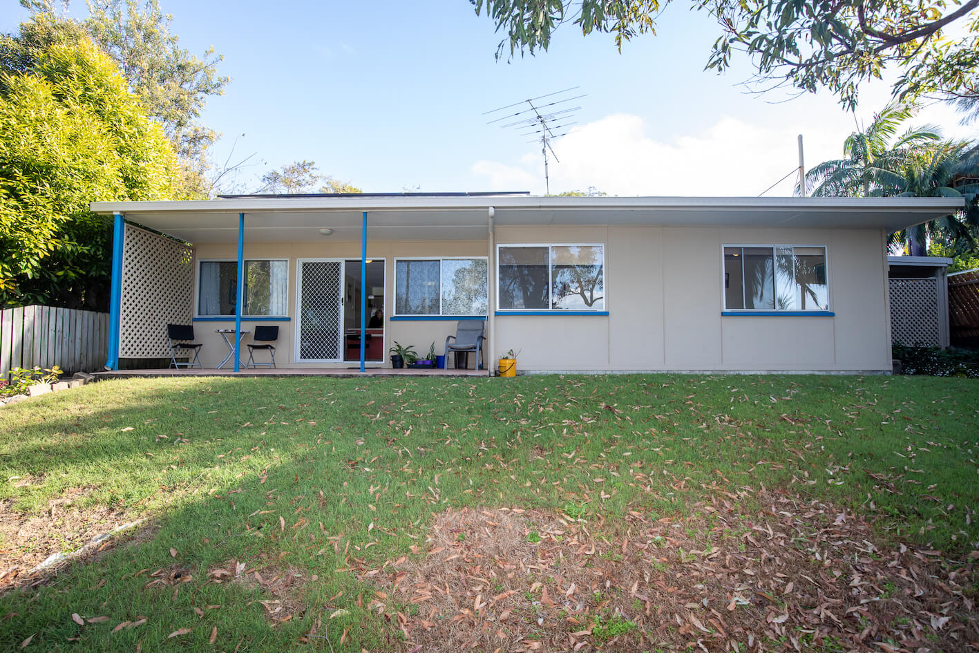 Coastal home accommodation Arcadia Tramican Street exterior