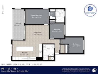 18/1 Samarinda Drive, Point Lookout 0