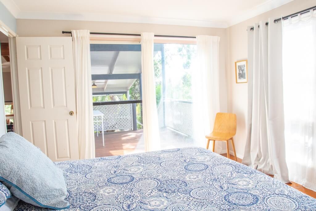 Tramican Bedroom opening to private balcony