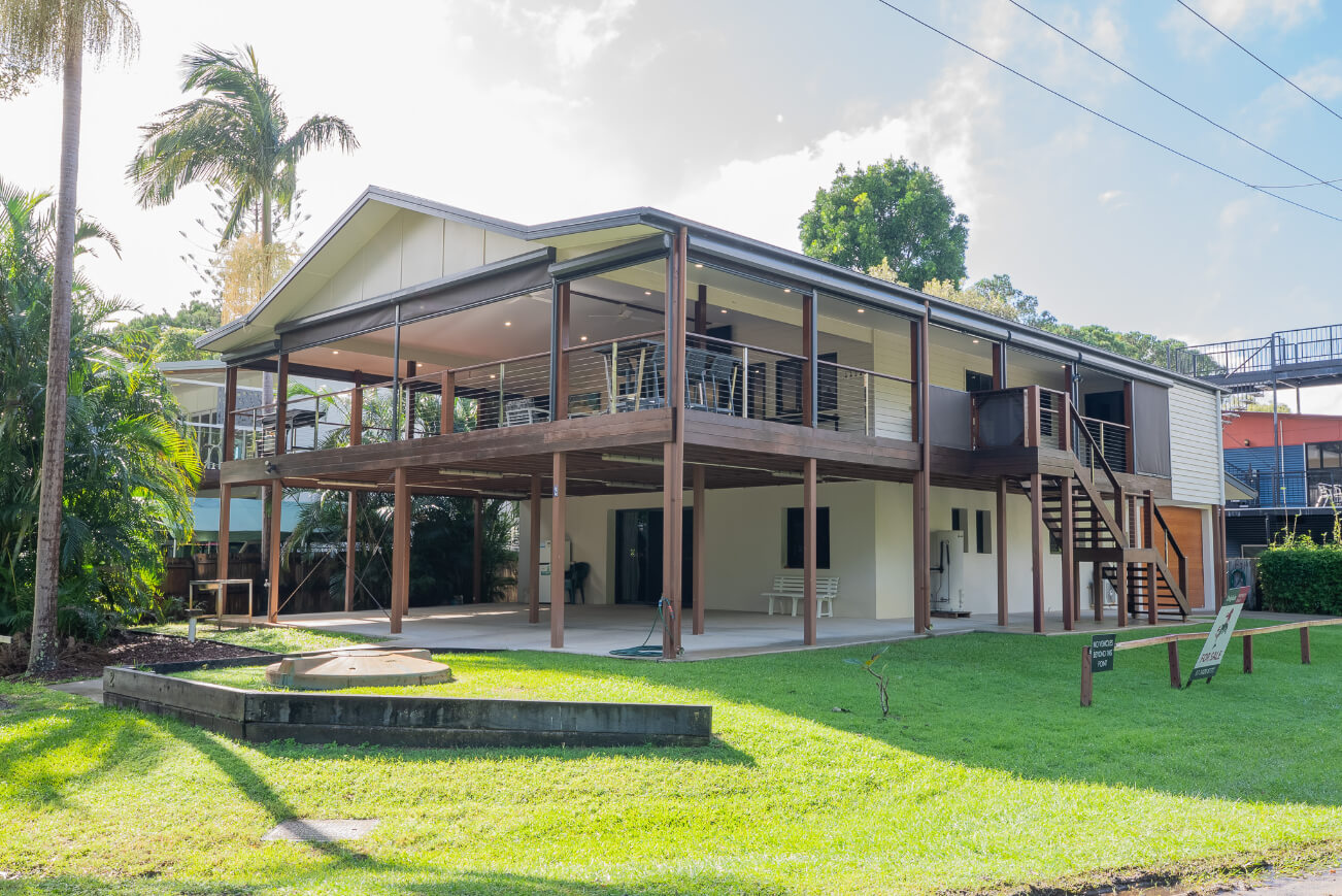 Elevated home on Millers Lane Amity Escape